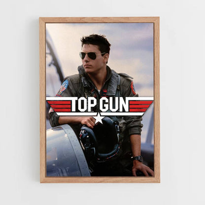 Pôster do logotipo do Top Gun