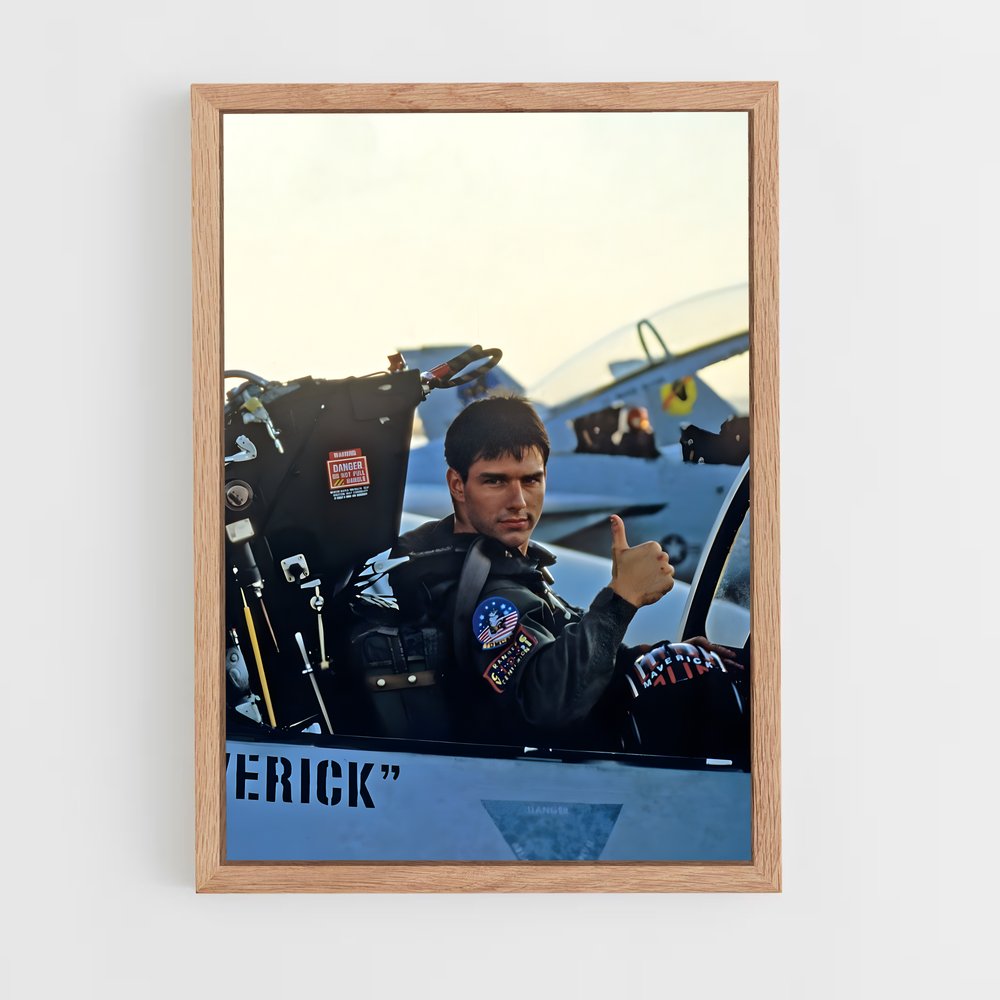 top-gun-11 cadre Bois clair