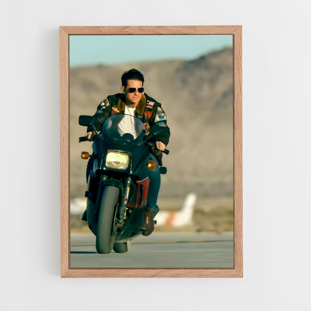top-gun-3 cadre Bois clair
