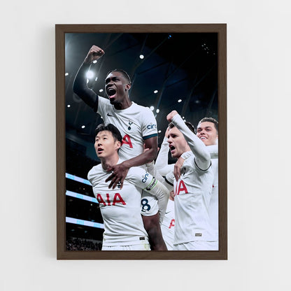 tottenam-4 cadre Bois foncé