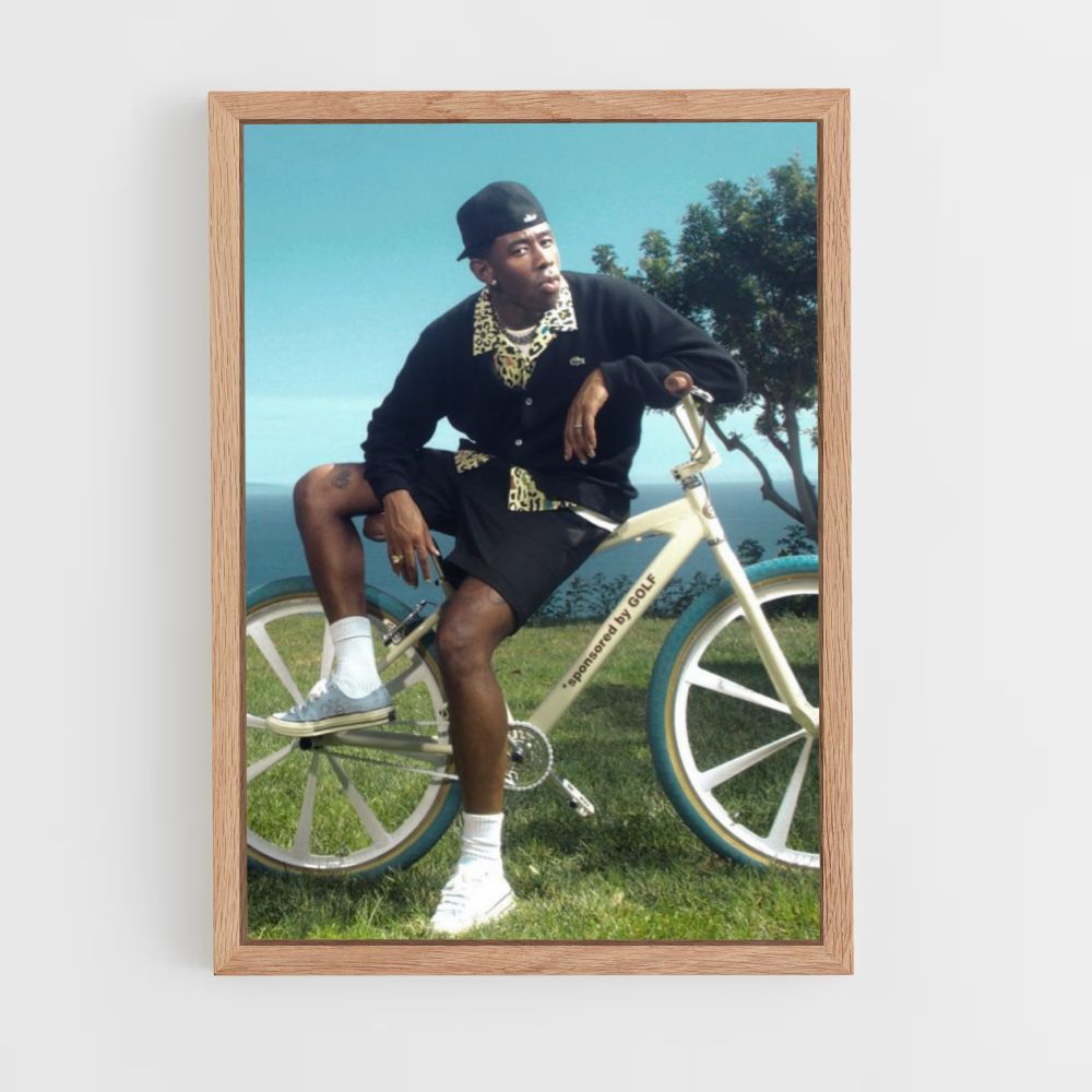 Pôster da bicicleta Tyler, o criador