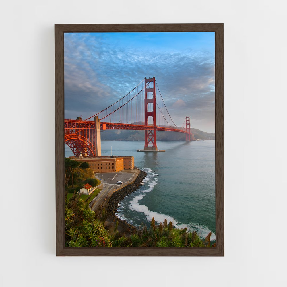united-states-4 cadre Bois foncé