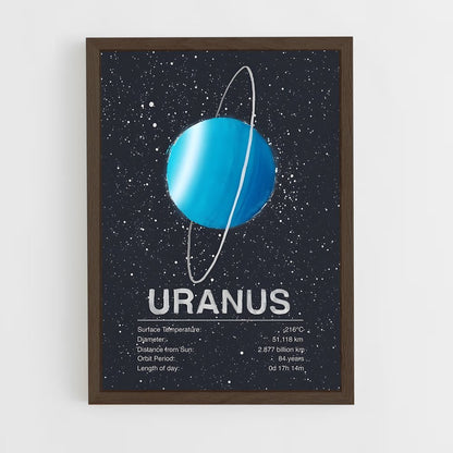 uranus-11 cadre Bois foncé