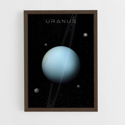 uranus-13 cadre Bois foncé