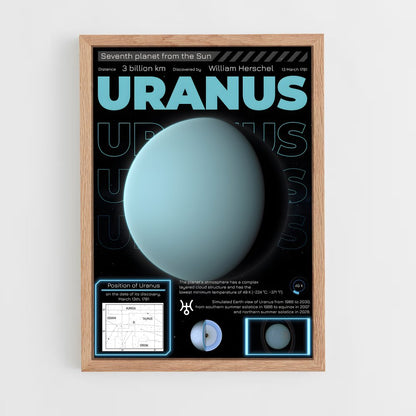 uranus-19 cadre Bois clair