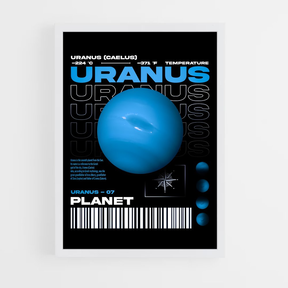 uranus-7 cadre Blanc