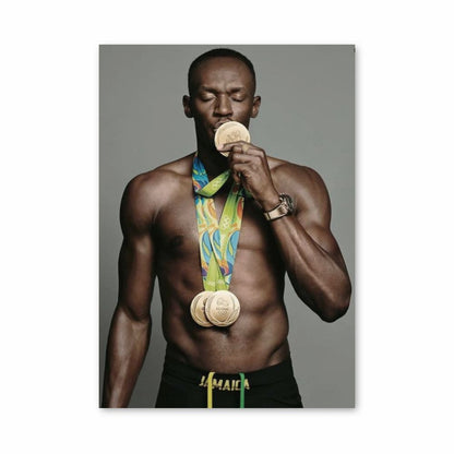 Pôster Medalha Usain Bolt