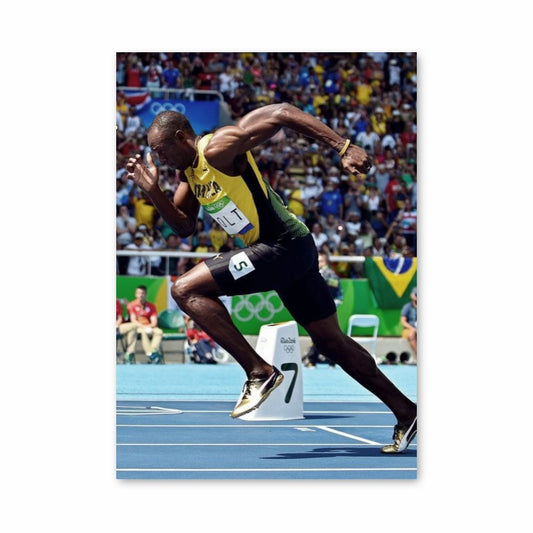 Pôster Usain Bolt Sprint