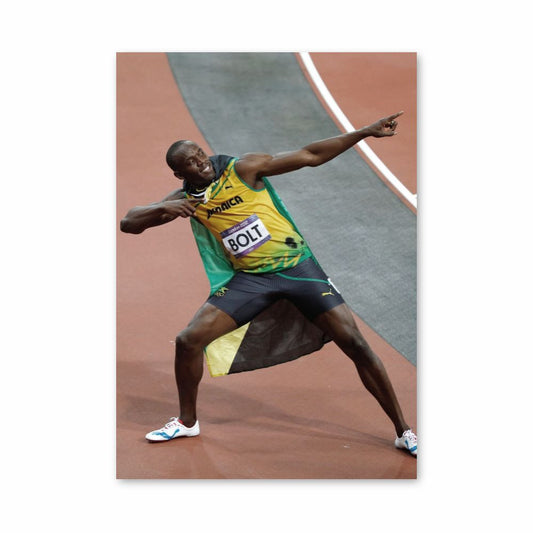 Pôster da celebração de Usain Bolt