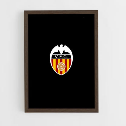 valencia-cf-1 cadre Bois foncé