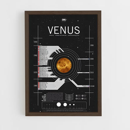 venus-12 cadre Bois foncé