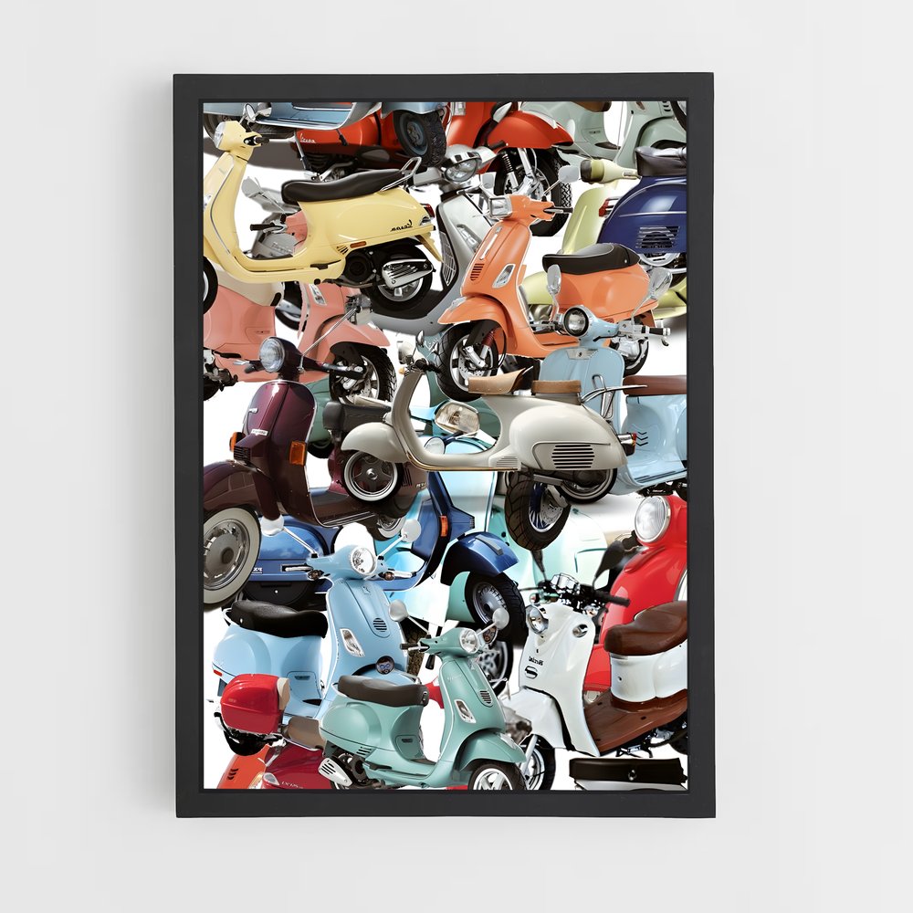 vespa-2 cadre Noir