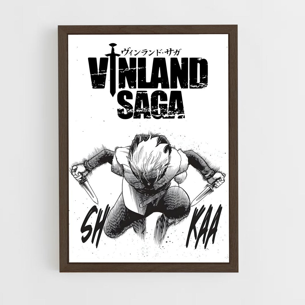 vinland-saga-1 cadre Bois foncé