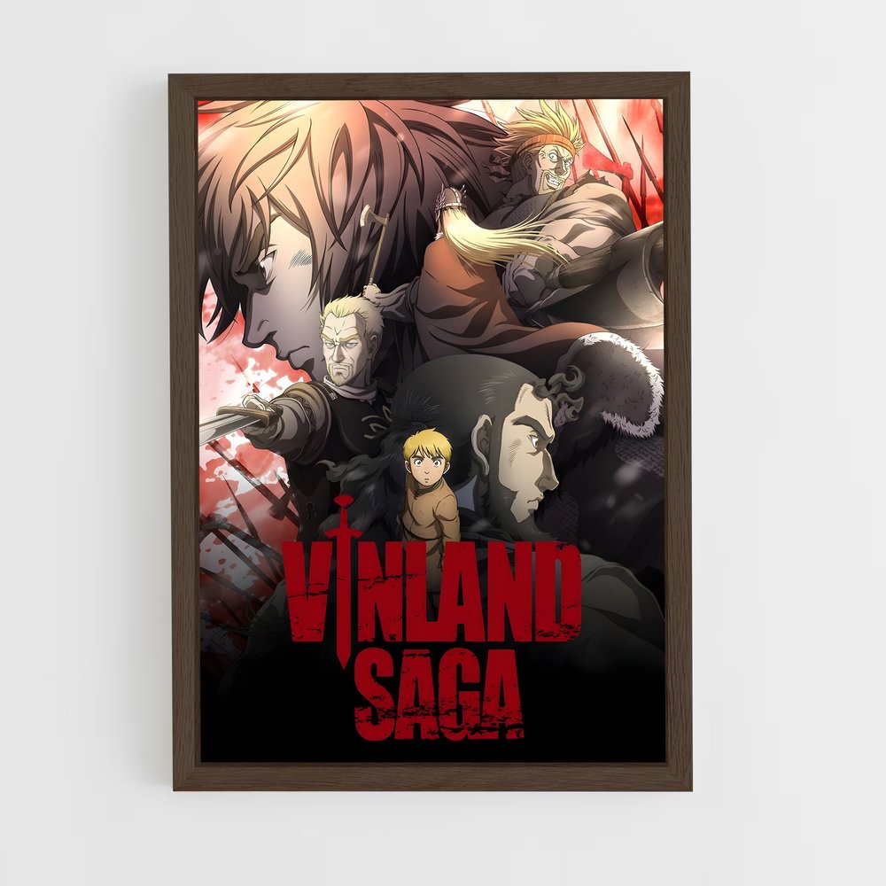 vinland-saga-4 cadre Bois foncé
