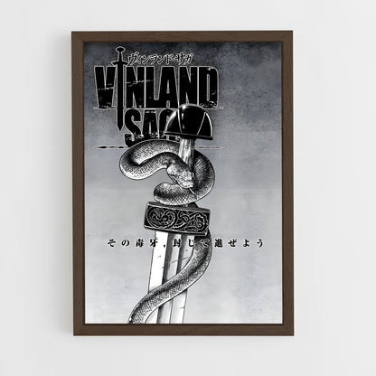 vinland-saga-7 cadre Bois foncé