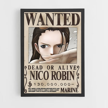 wanted-one-piece-10 cadre Noir