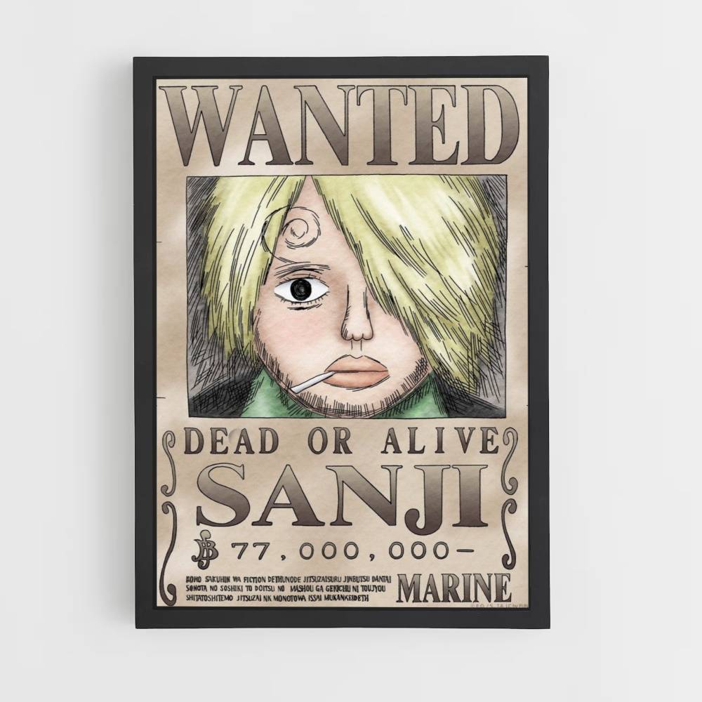 Póster Sanji