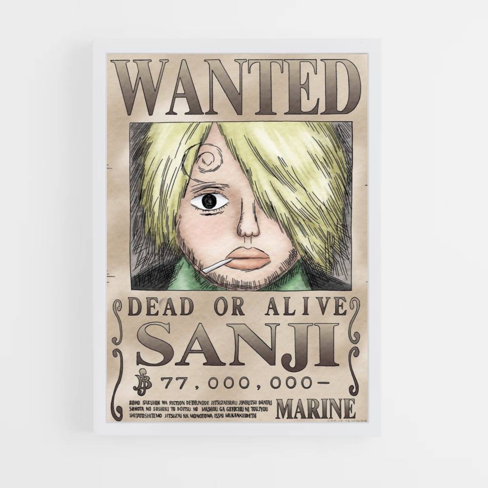 Póster Sanji