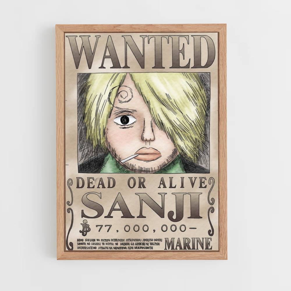 Póster Sanji