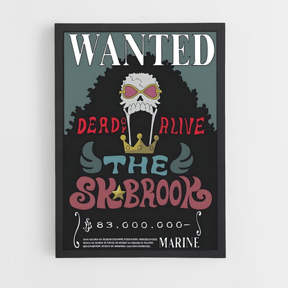 wanted-one-piece-6 cadre Noir