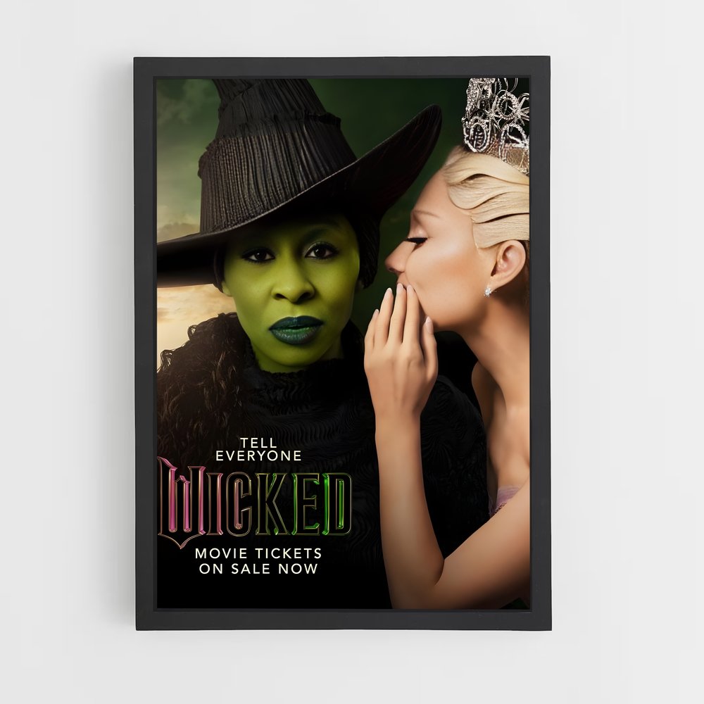 wicked-2 cadre Noir