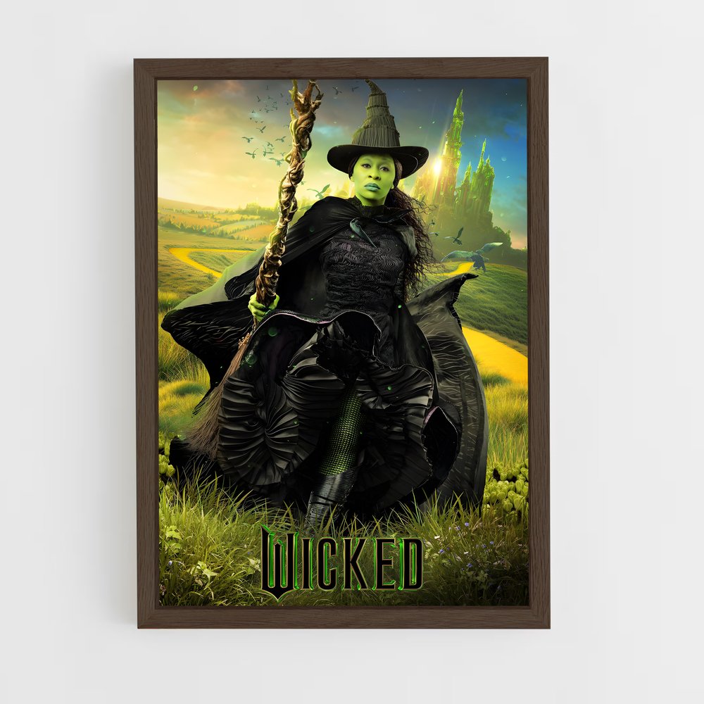 wicked-5 cadre Bois foncé