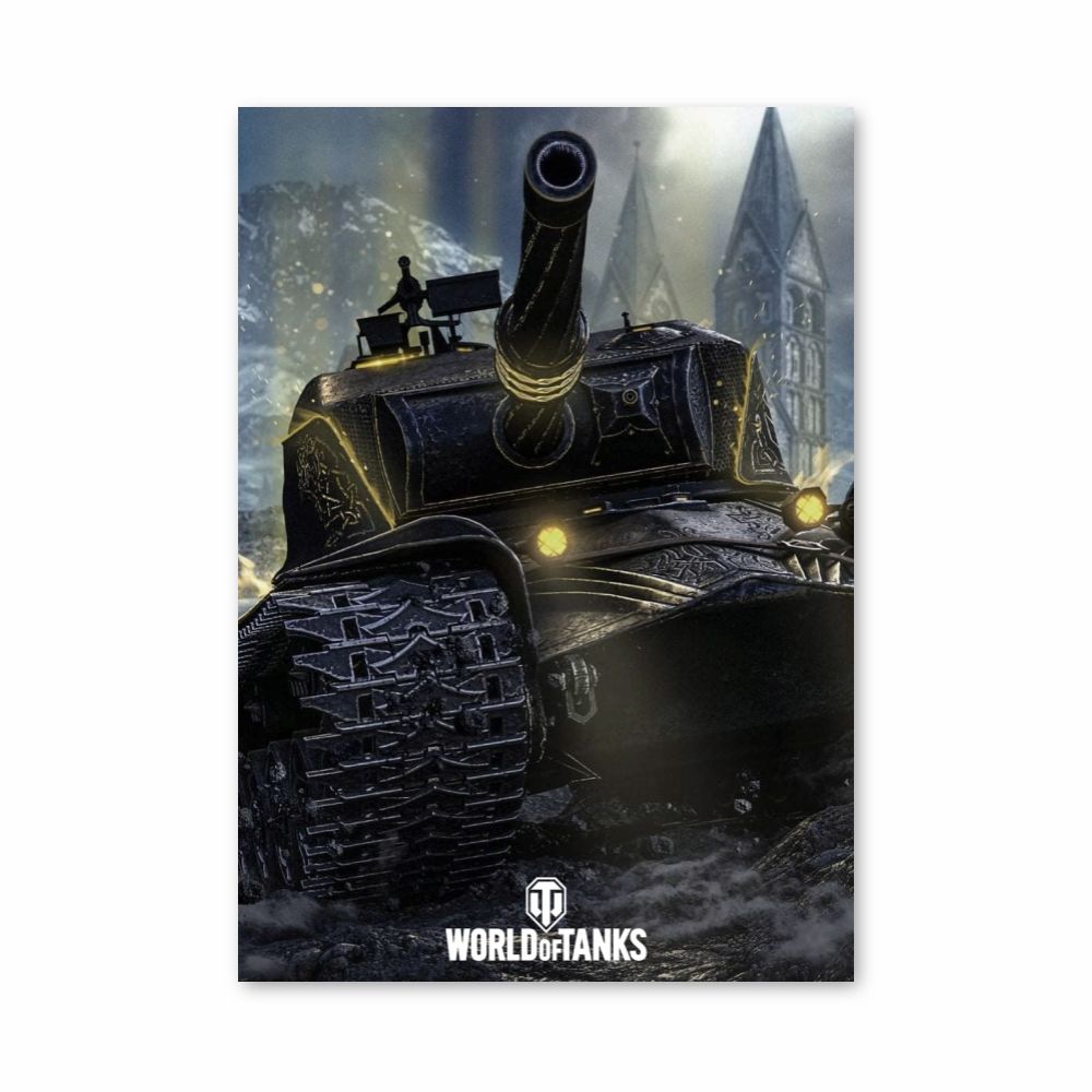 Pôster World of Tanks Neon