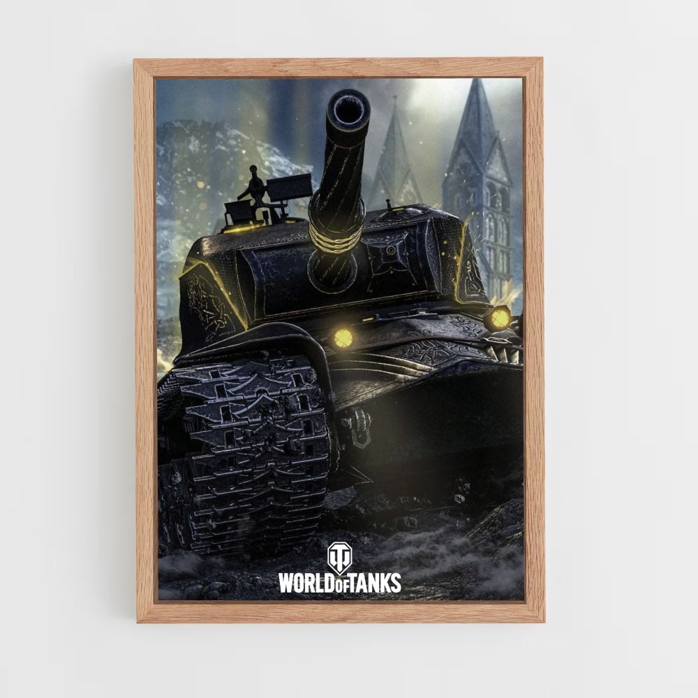 Pôster World of Tanks Neon