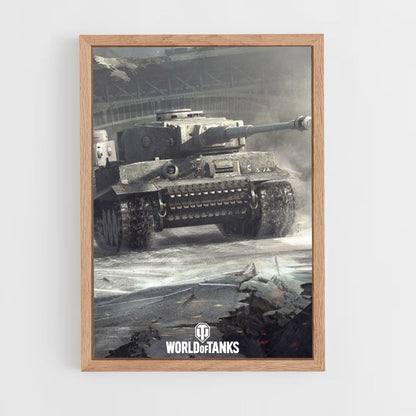 Pôster World of Tanks Cinza