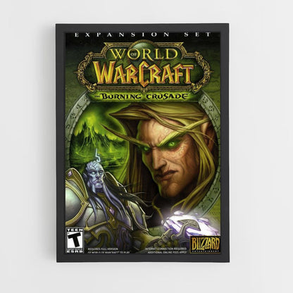 Pôster World of Warcraft Cruzada Ardente