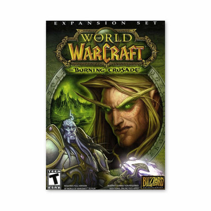 Pôster World of Warcraft Cruzada Ardente