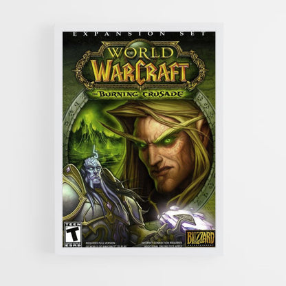 Pôster World of Warcraft Cruzada Ardente