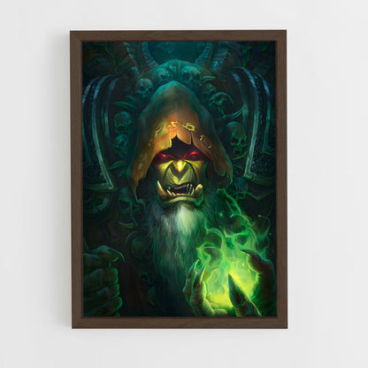 world-of-warcraft-2 cadre Bois foncé