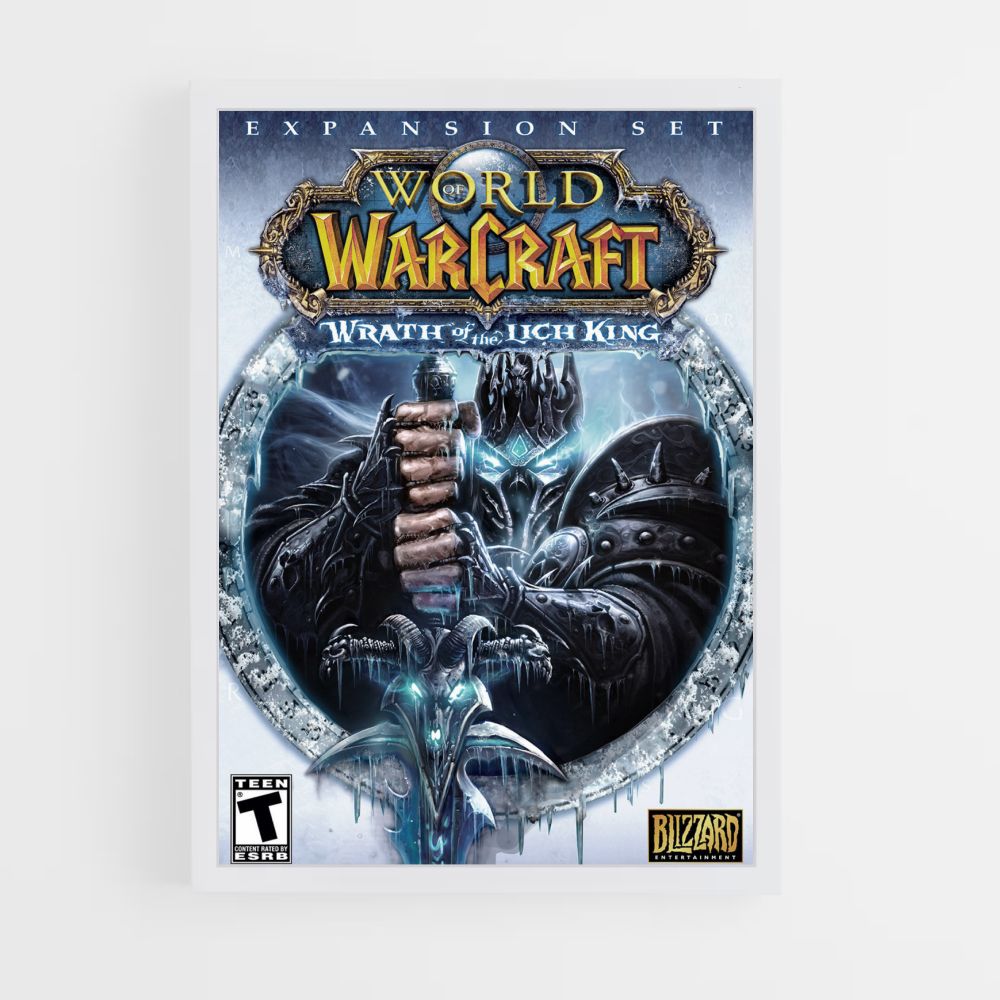 Pôster World of Warcraft Ira do Lich King