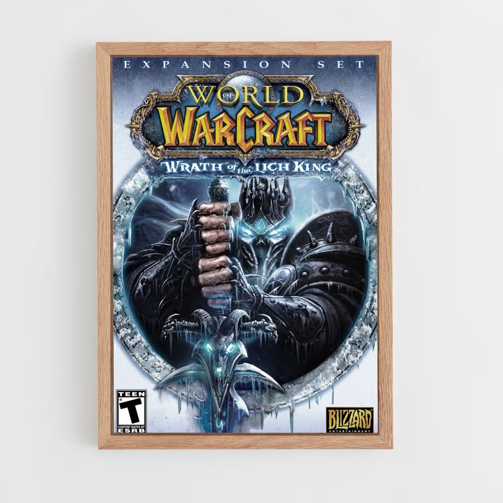 Pôster World of Warcraft Ira do Lich King