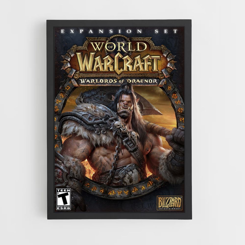 Pôster World of Warcraft Warlords of Draenor