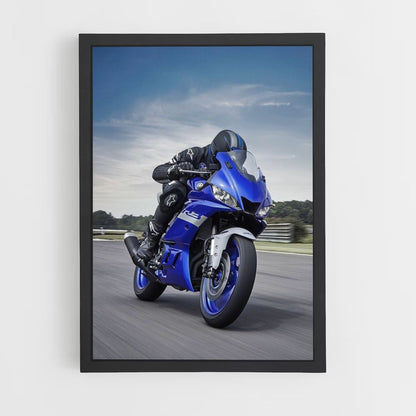 Poster Yamaha Azul