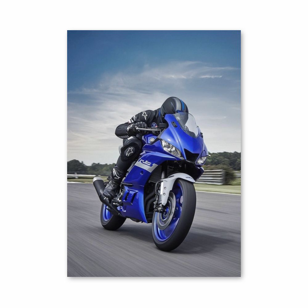 Poster Yamaha Azul