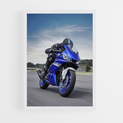 Poster Yamaha Azul