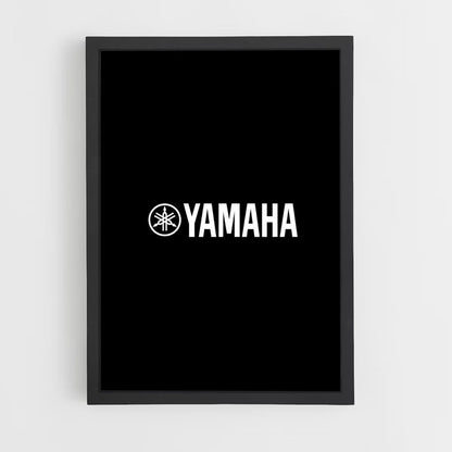 Pôster do logotipo da Yamaha