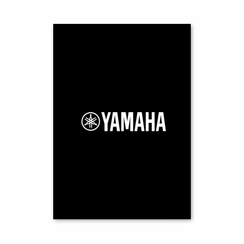 Pôster do logotipo da Yamaha