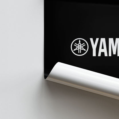 Pôster do logotipo da Yamaha