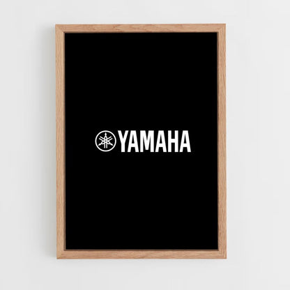 Pôster do logotipo da Yamaha