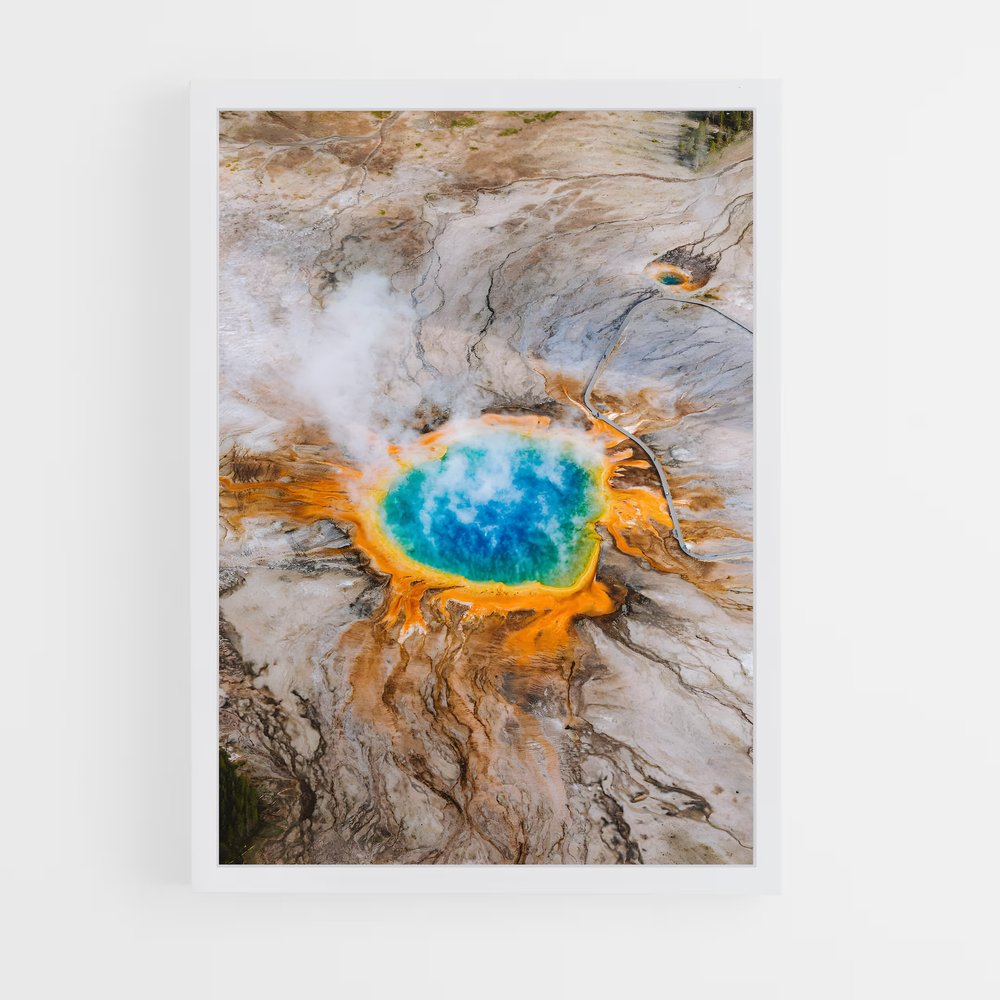 yellowstone-18 cadre Blanc