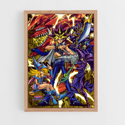 yu-gi-oh-3 cadre Bois clair