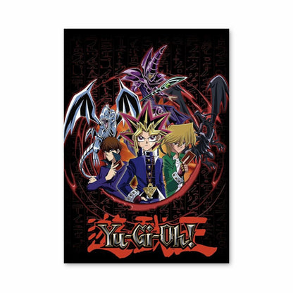 Poster Yu Gi Oh Cartão Traseiro