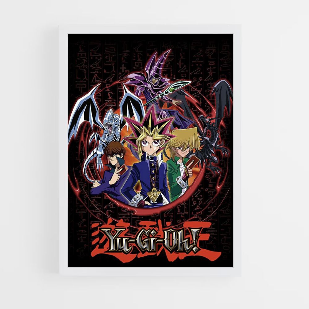 Poster Yu Gi Oh Cartão Traseiro