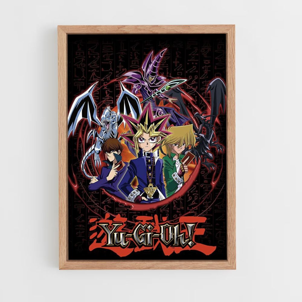 Poster Yu Gi Oh Cartão Traseiro