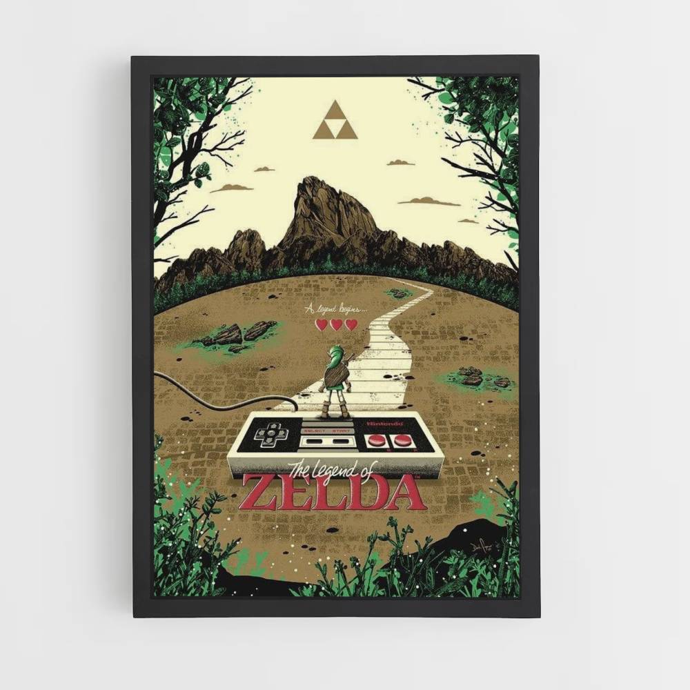 Pôster Zelda NES