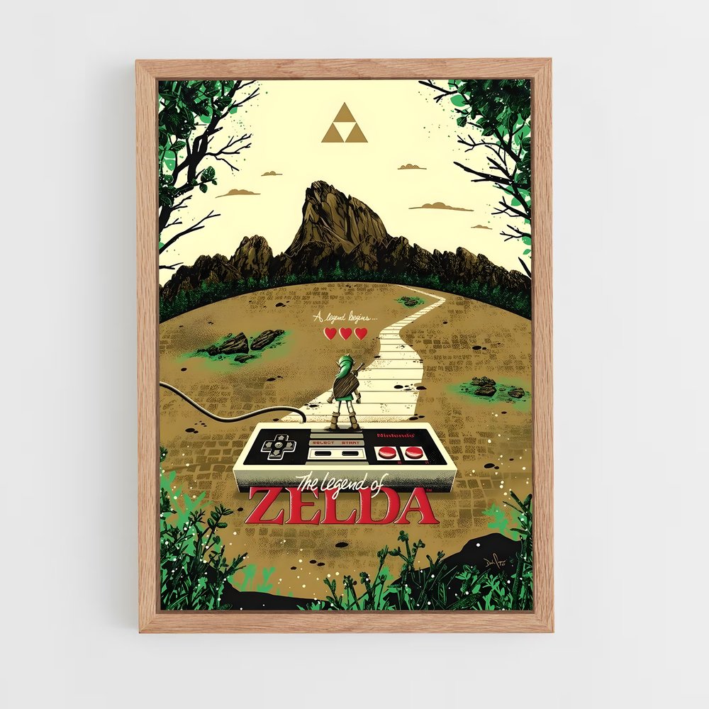 zelda-11 cadre Bois clair
